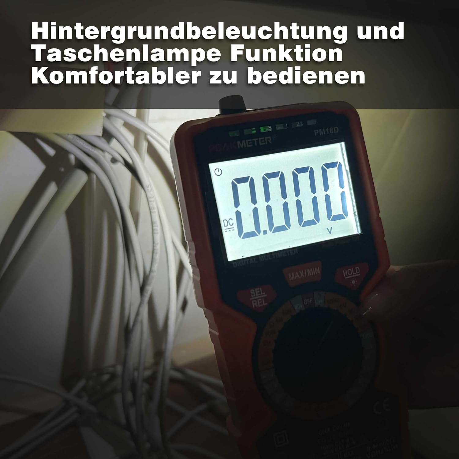 Detalle de Digitales Multimeter mit 6000 Zählungen