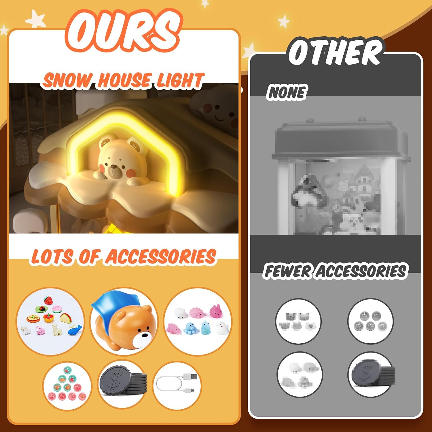 Detalle 2 de Skirfy Bear Claws Vending Machine Toy