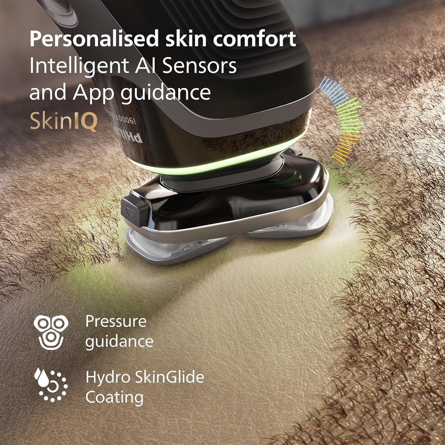Thumbnail 5 de Philips Shaver i9000 Prestige (XP9202/33) Wet & Dry Electric Shaver with SkinIQ and Beard Styler
