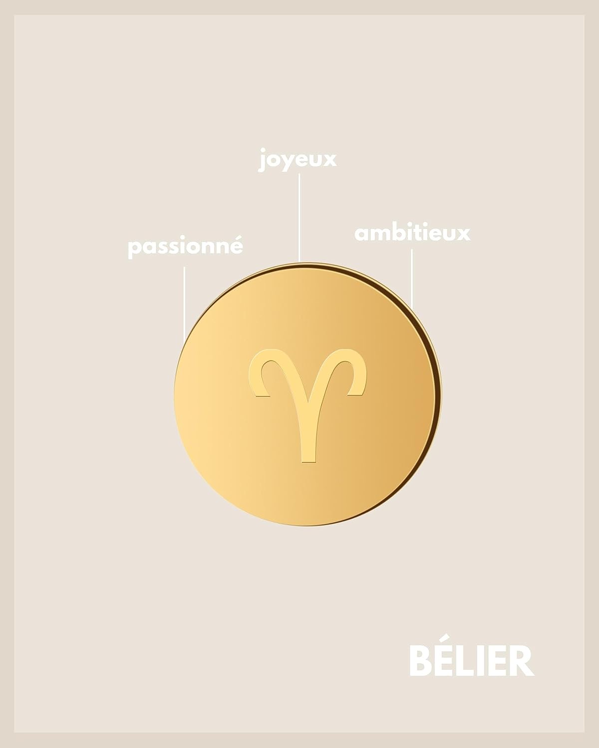Thumbnail 1 de GD GOOD.designs Collier Bélier 18 carats 💍