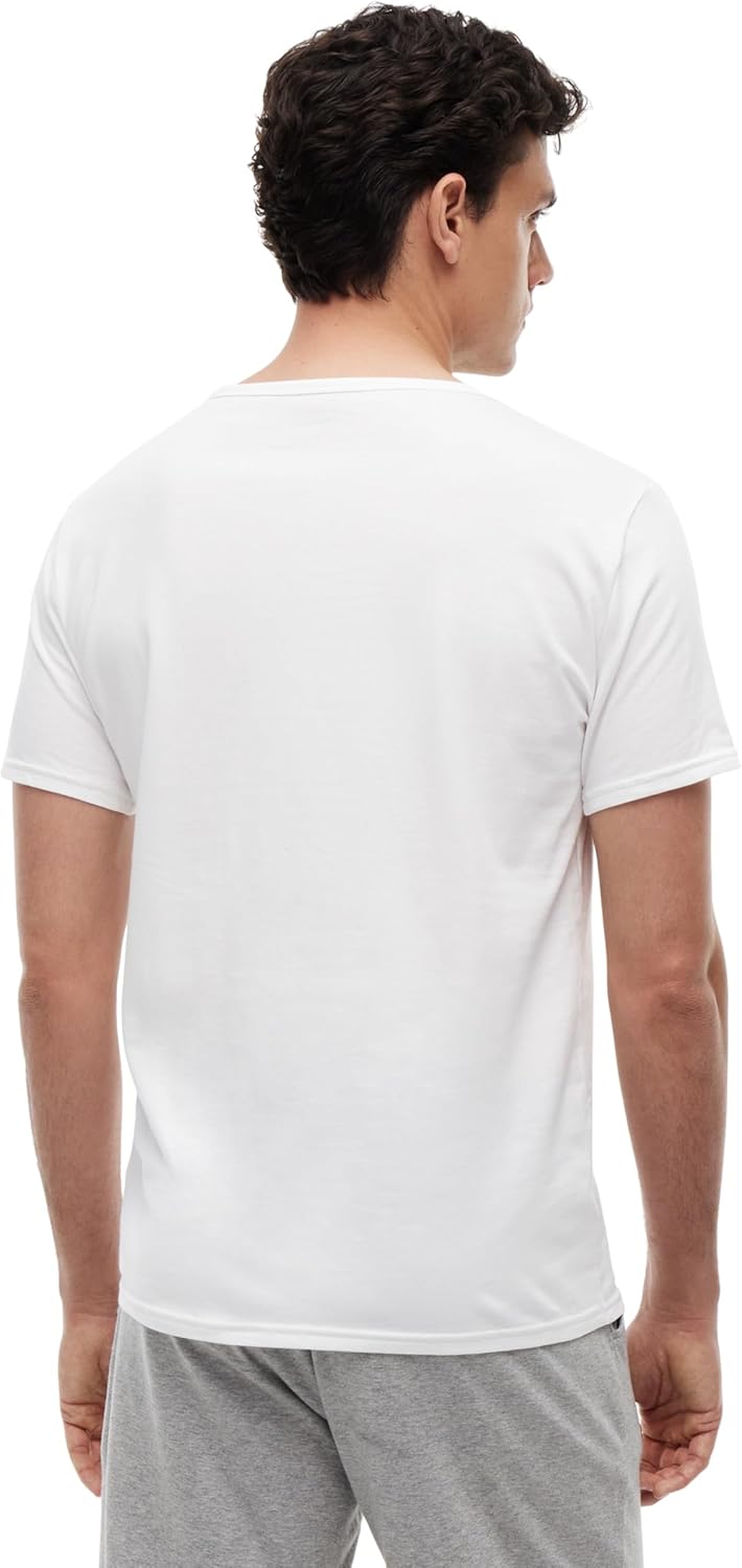Thumbnail 1 de Tommy Hilfiger 2S87903767 – T-Shirt Uni Col V, Manches Courtes, Lot de 3 pour Homme