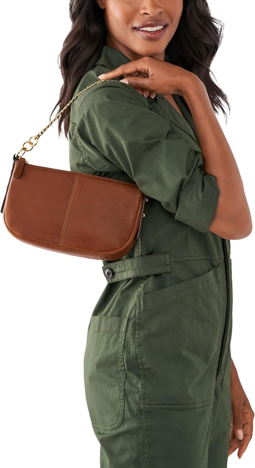 Thumbnail 5 de Fossil Jolie borsa a tracolla da donna marrone in pelle o pelle scamosciata
