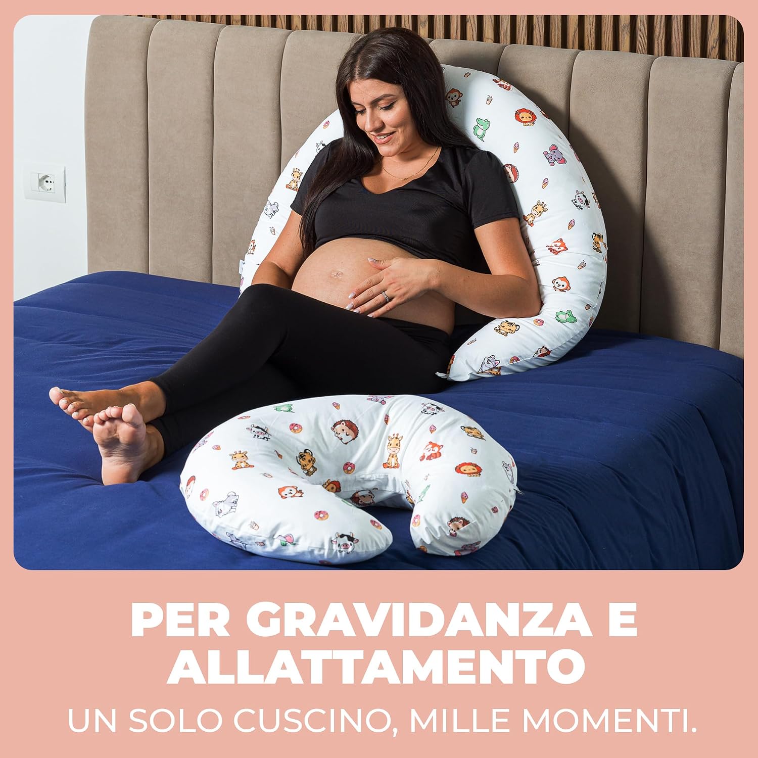 Thumbnail 6 de Cuscino gravidanza e allattamento per dormire di lato