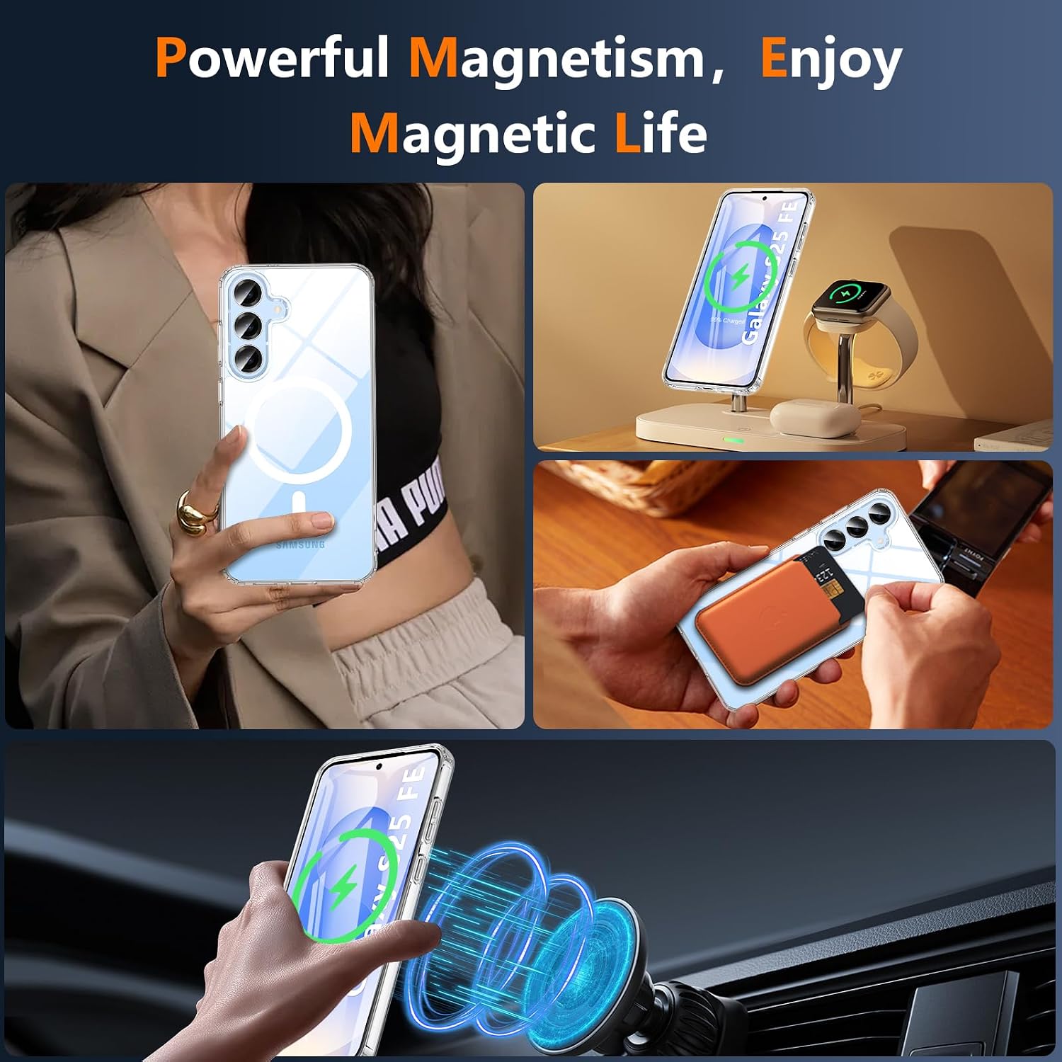 Thumbnail 2 de Zhendecase S25 FE Magnetic Case 12FT