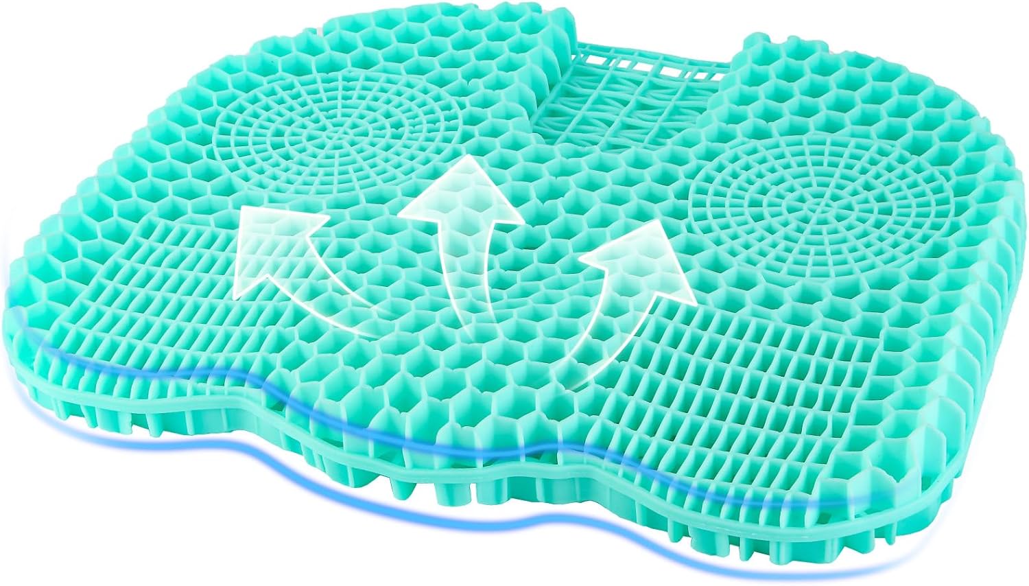 Detalle de Firhuza Gel Seat Cushion 46 x 37 x 5 cm