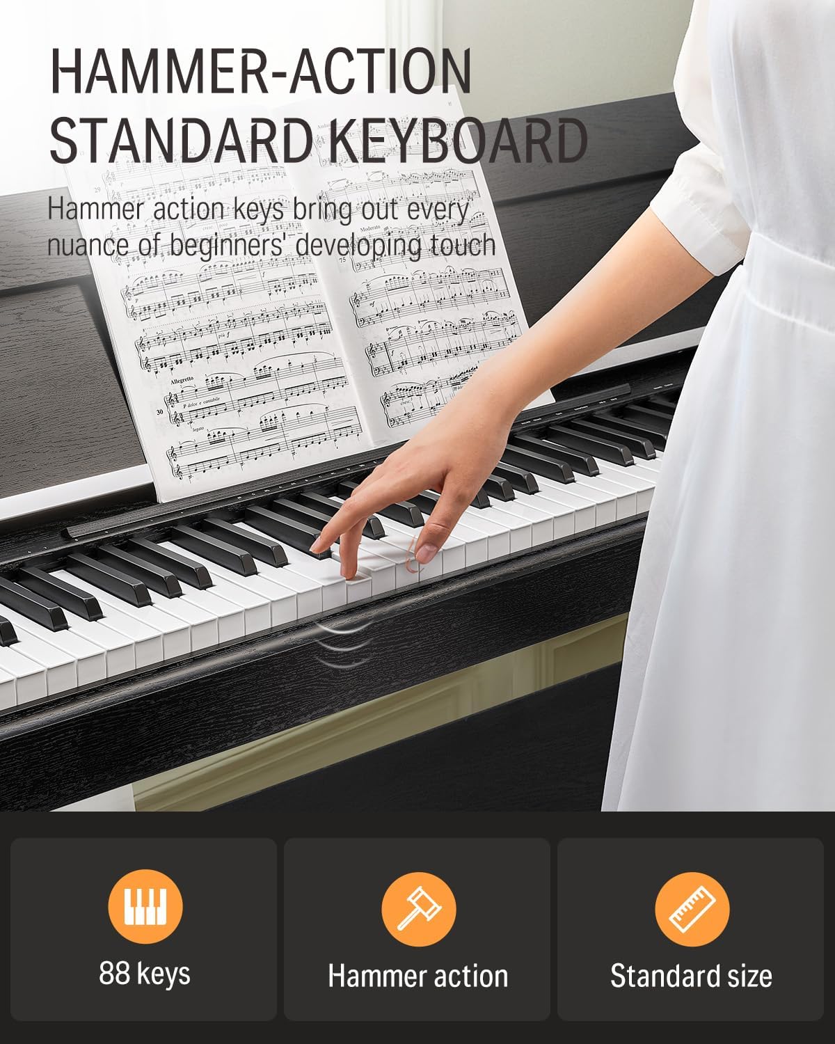 Thumbnail 1 de Donner DDP-90 Pro Digital Piano, 88 Weighted Keys, Three Pedals