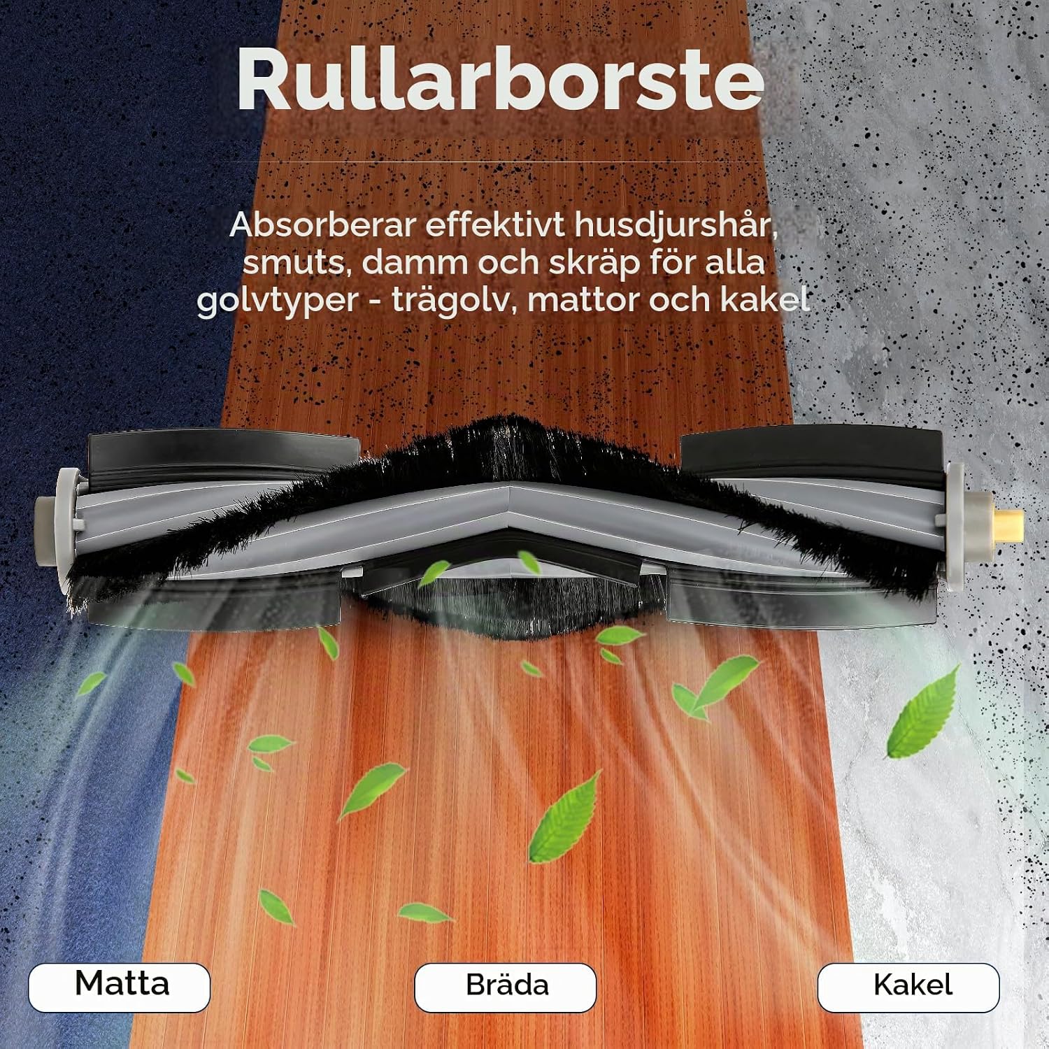 Detalle de COWINORY huvudborstar för DEEBOT X1, T10 och T20, 4-pack