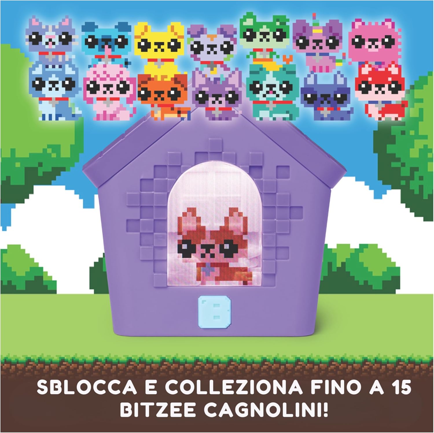 Detalle 2 de Bitzee Doghouse, il cagnolino interattivo digitale con 15 cuccioli da collezionare