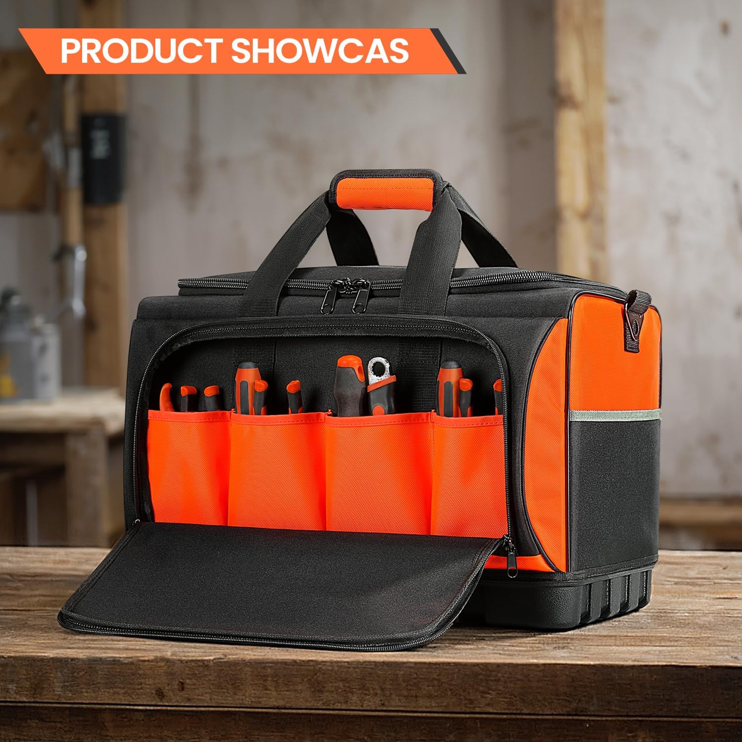 Thumbnail 6 de TUFFWORX tool bag 20 inch wide mouth 18 pockets
