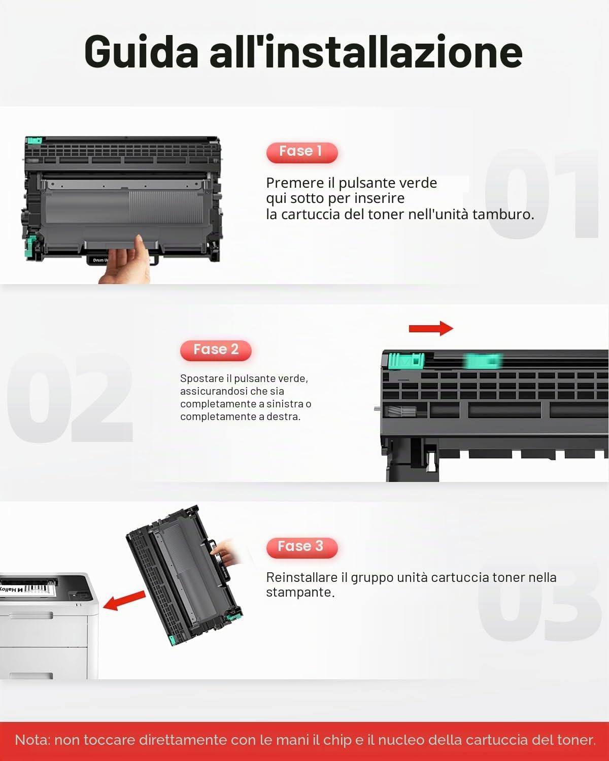 Thumbnail 6 de Halloya DR2200 Tamburo compatibile Brother DR2200