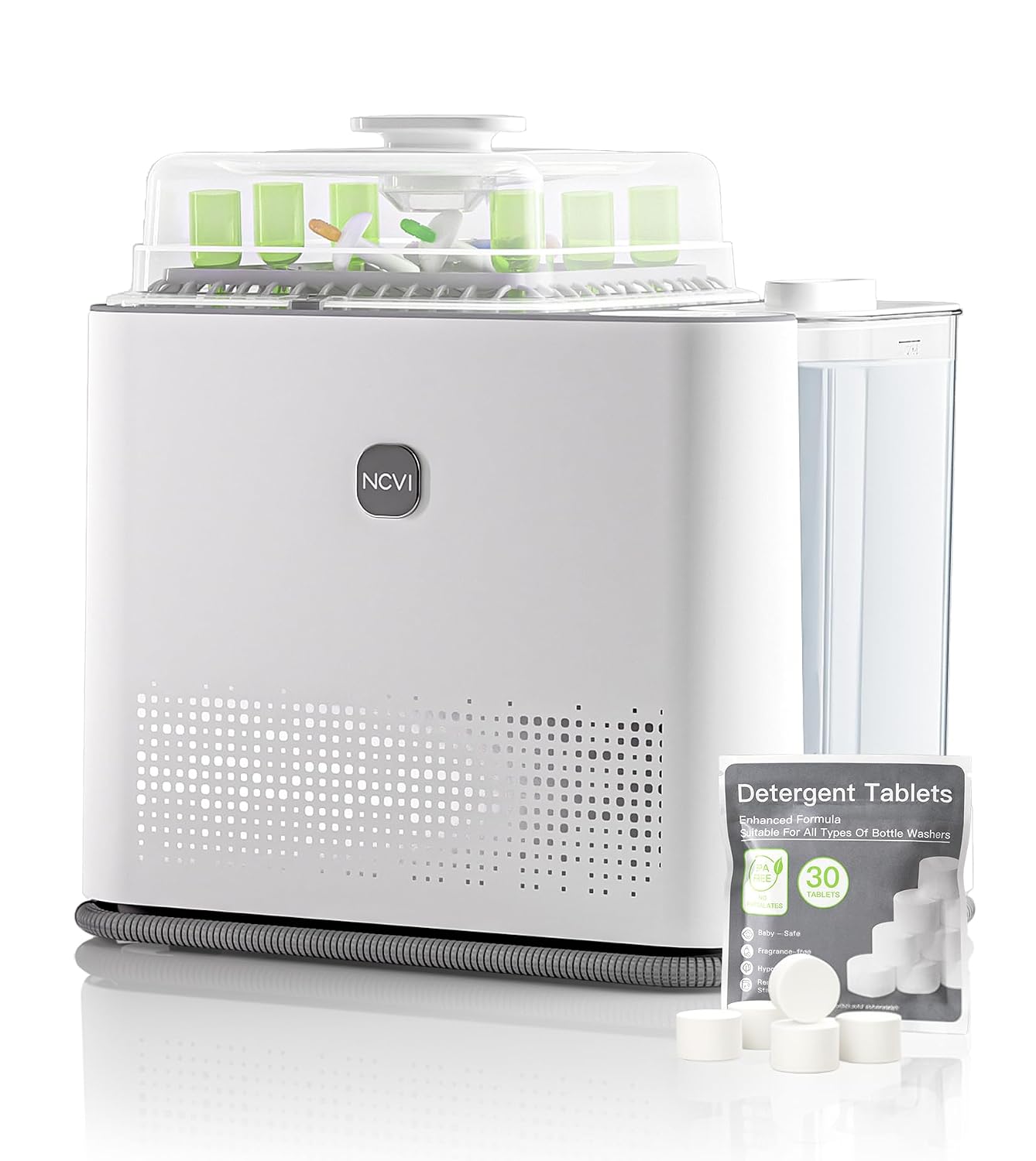 Detalle de NCVI Baby Bottle Washer, Sterilizer and Dryer, 6-Bottle Capacity
