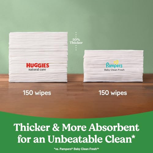 Thumbnail 2 de Huggies Natural Care Sensitive Baby Wipes, Unscented & Hypoallergenic (768 Wipes)