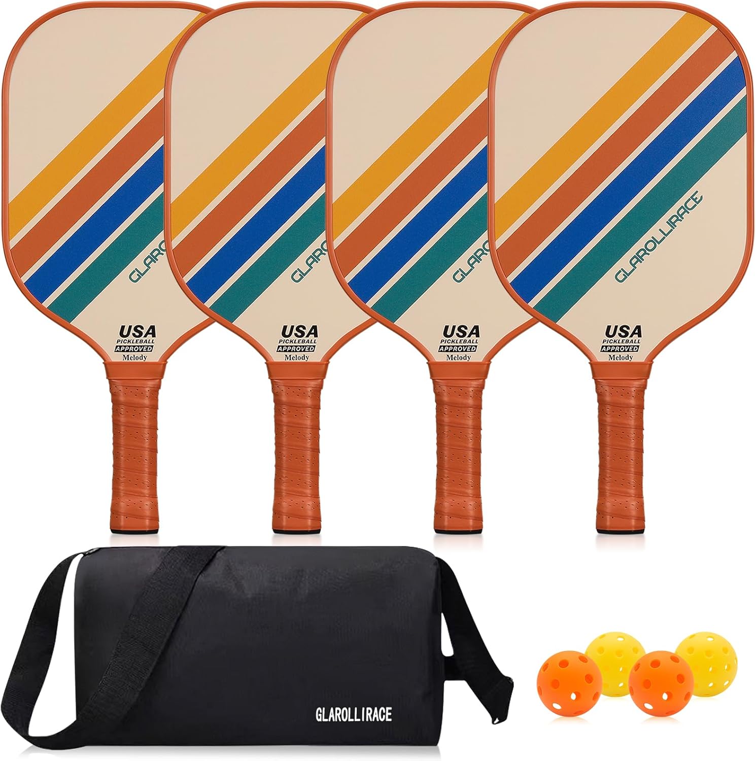Thumbnail 6 de Glarollirace juego de 2 palas de pickleball