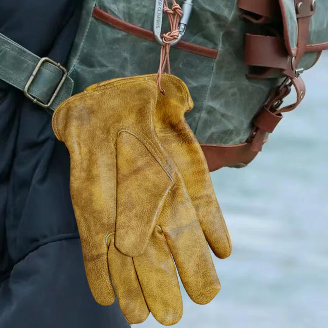 Detalle de OLSON DEEPAK Cowhide Leather Work Gloves Large