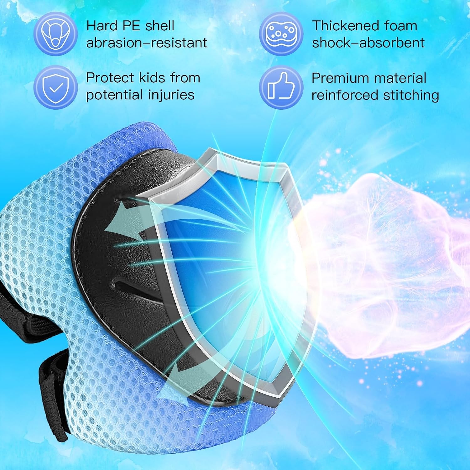 Detalle 2 de Safuty1st SFT-B032 Kids’ Bike Helmet Set with Adjustable Fit and Protective Pads