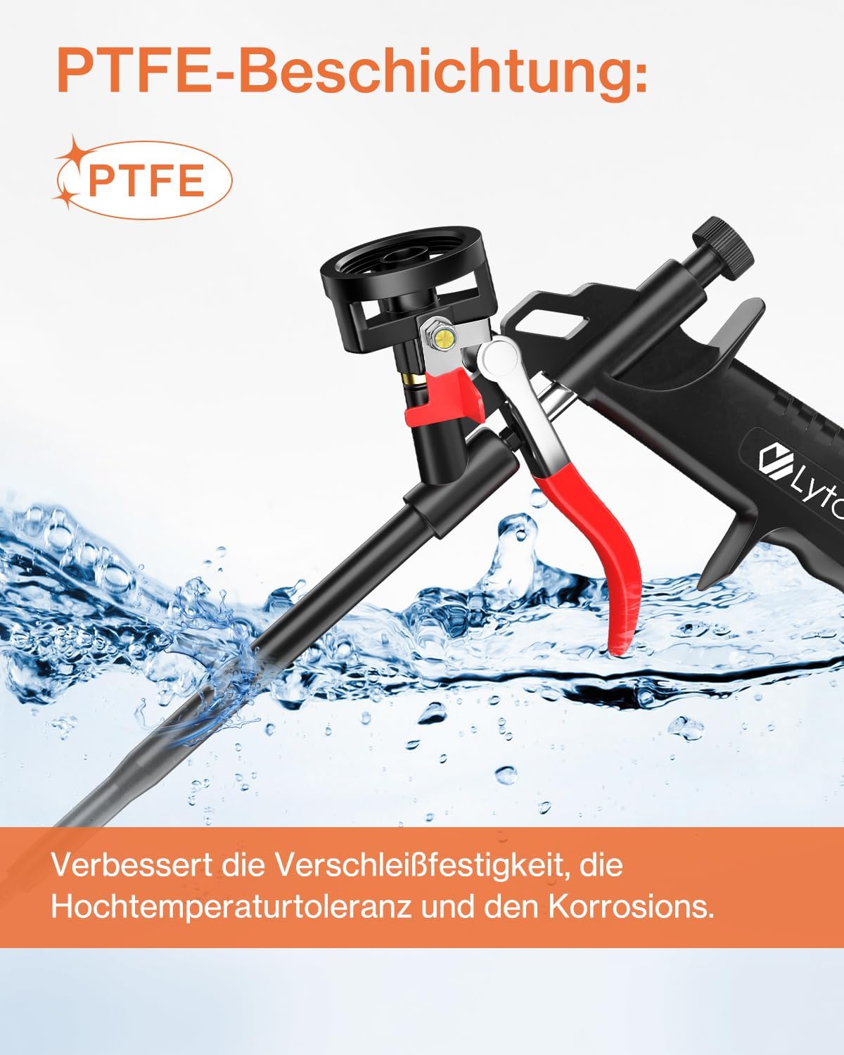 Thumbnail 6 de PU Schaumpistole Metall Profi Foam Gun