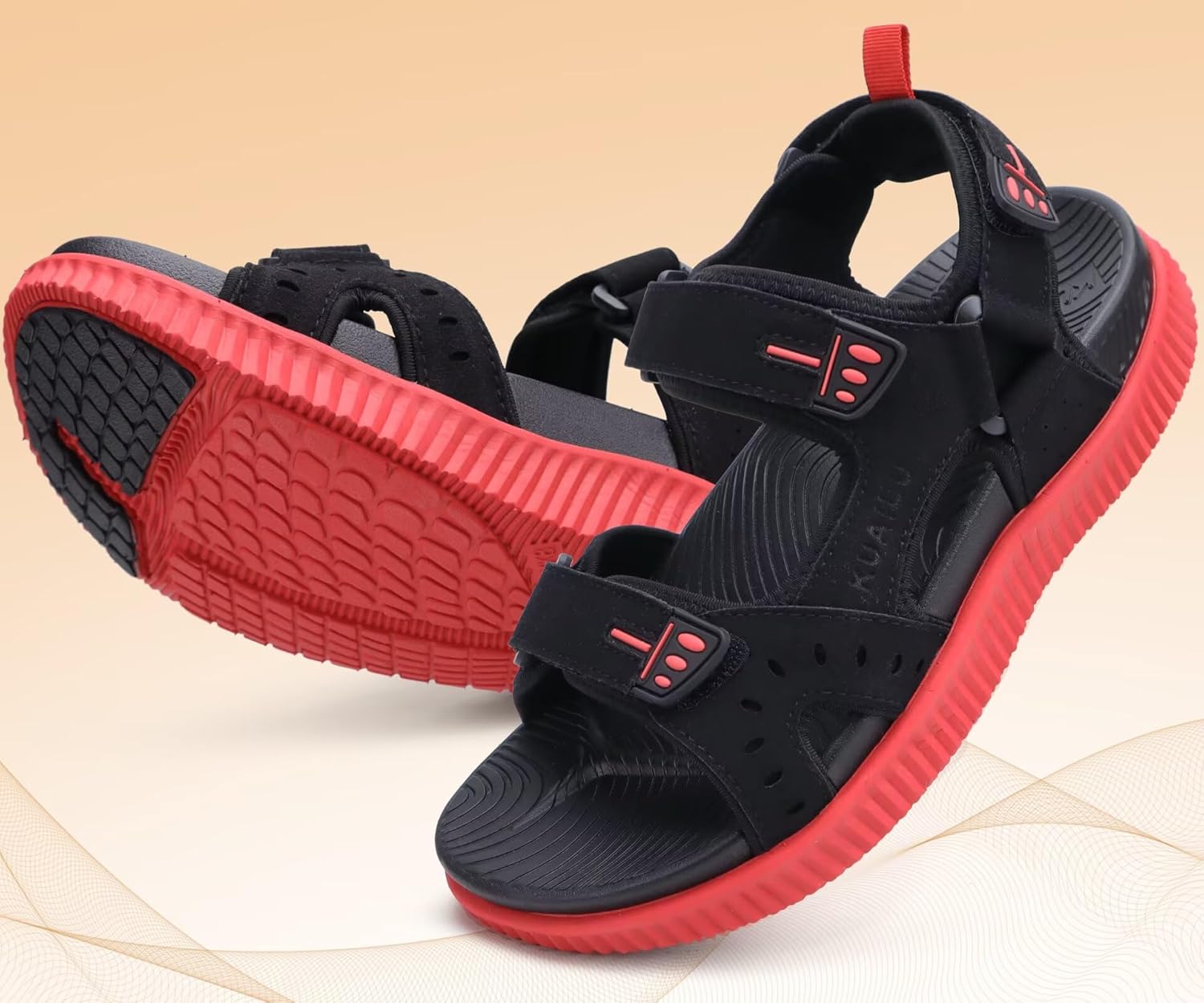 Thumbnail 6 de KuaiLu Herren Wandersandalen mit orthopädischem Recovery-Support, Sommer-Trekkingsandalen (Gr. 40–48)