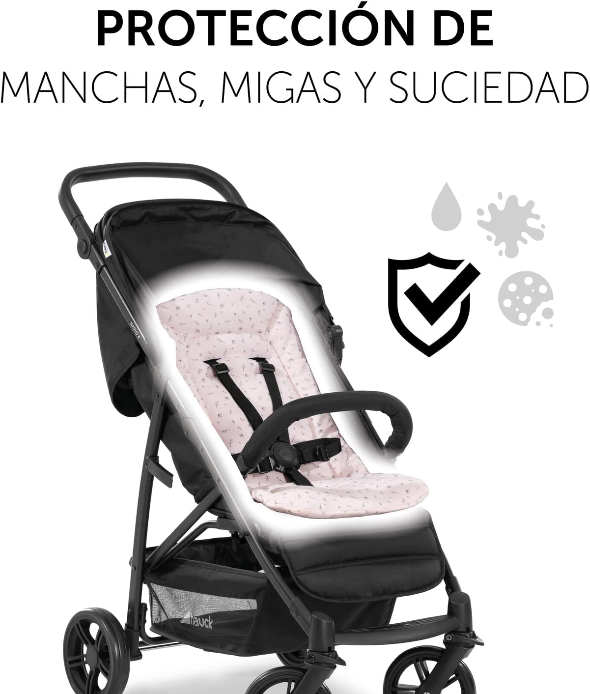 Thumbnail 5 de hauck Colchoneta Universal para Silla de Paseo, Algodón