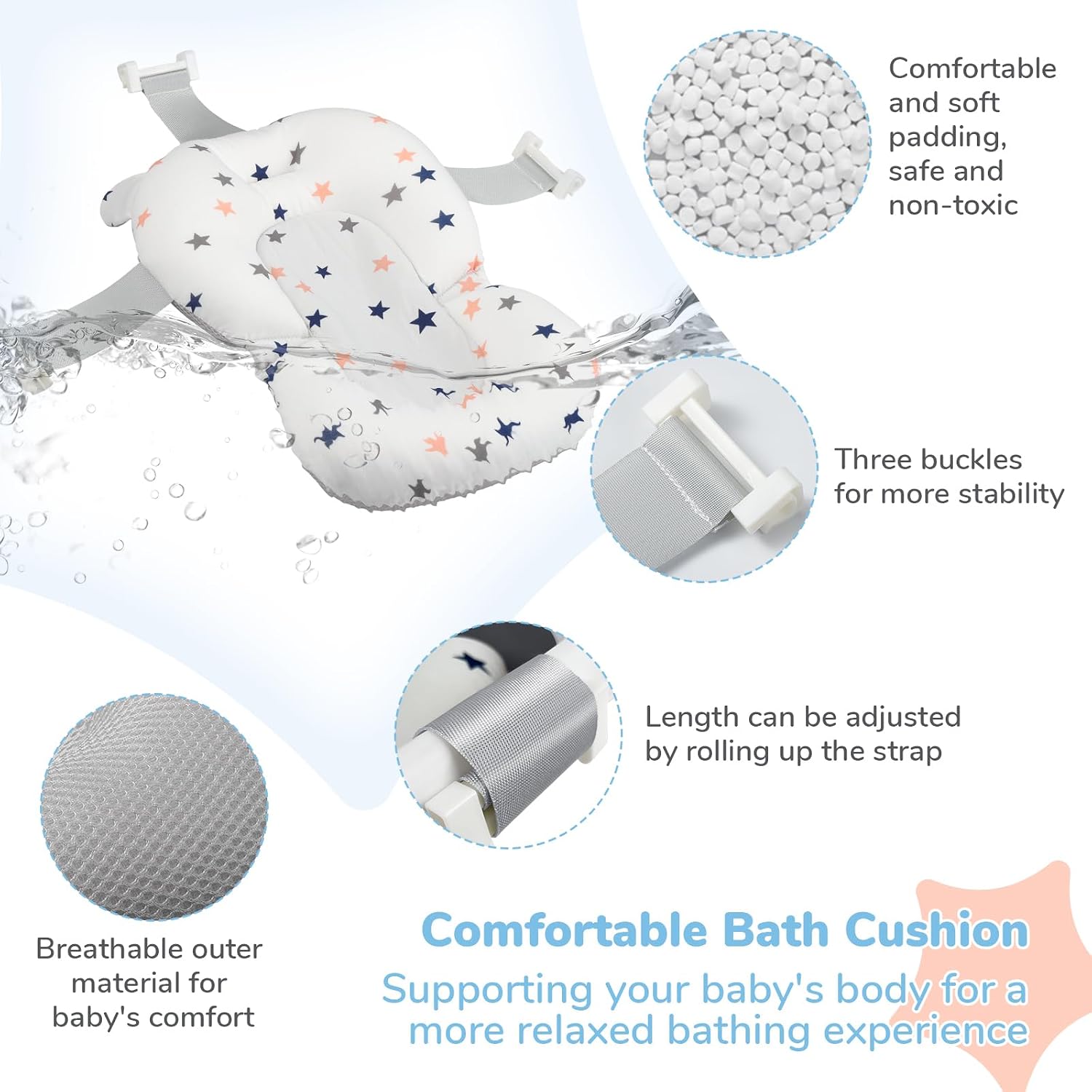 Thumbnail 5 de DEANIC Baby Bath Tub 0–12 months