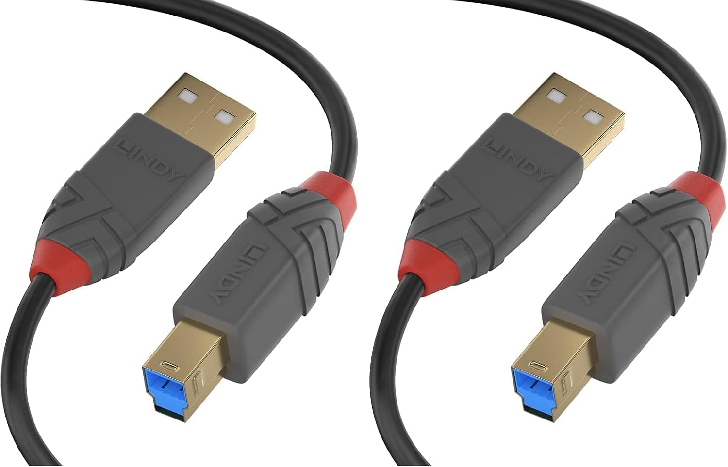 Thumbnail 3 de LINDY 36664 USB 3.2 Typ A–B Kabel 5 m