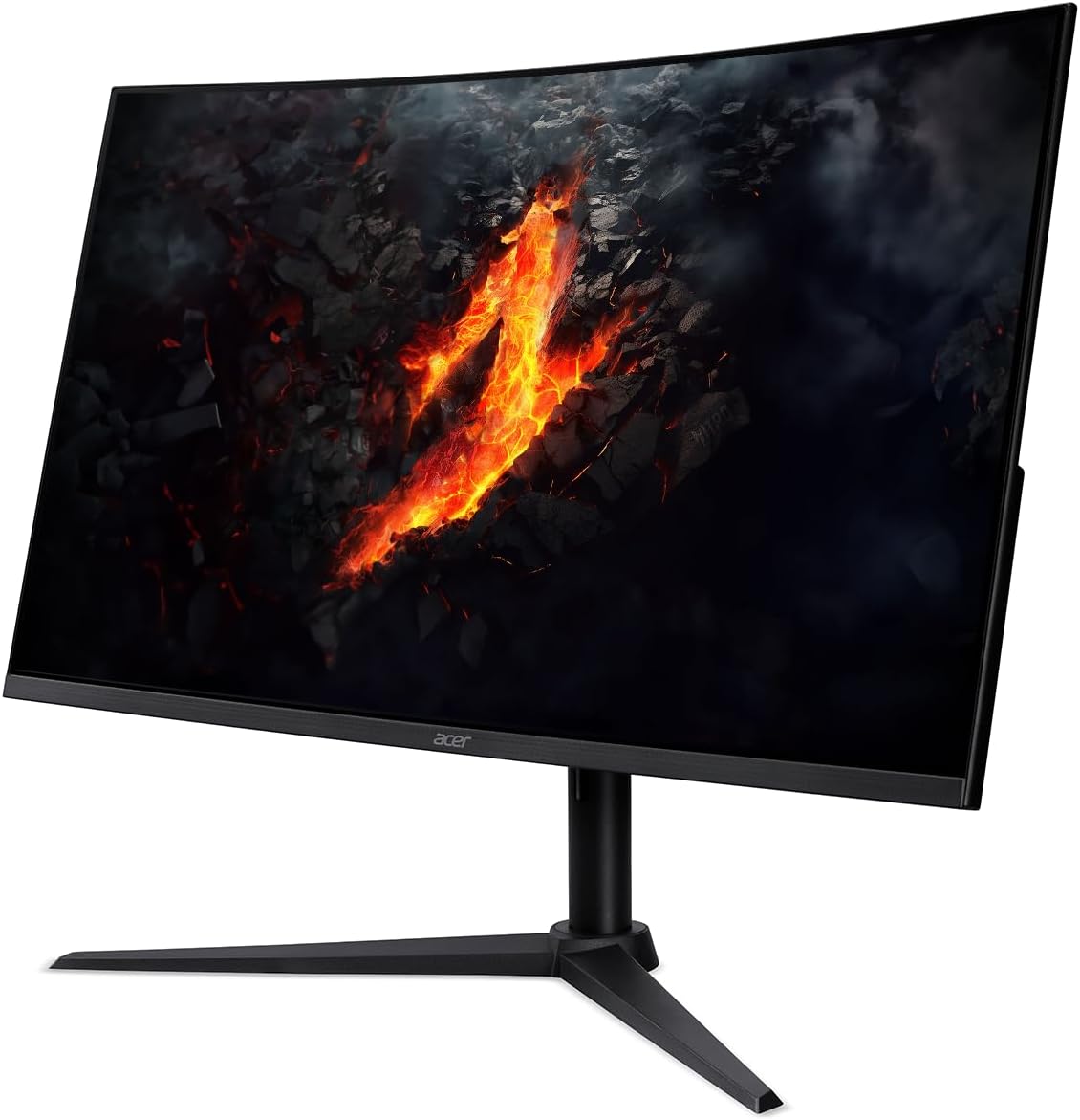 Thumbnail 2 de Acer Nitro XZ322QU V3 Gaming-Monitor (31,5" / 80 cm) in WQHD, VA, 180 Hz (DP) und FreeSync – curved & höhenverstellbar
