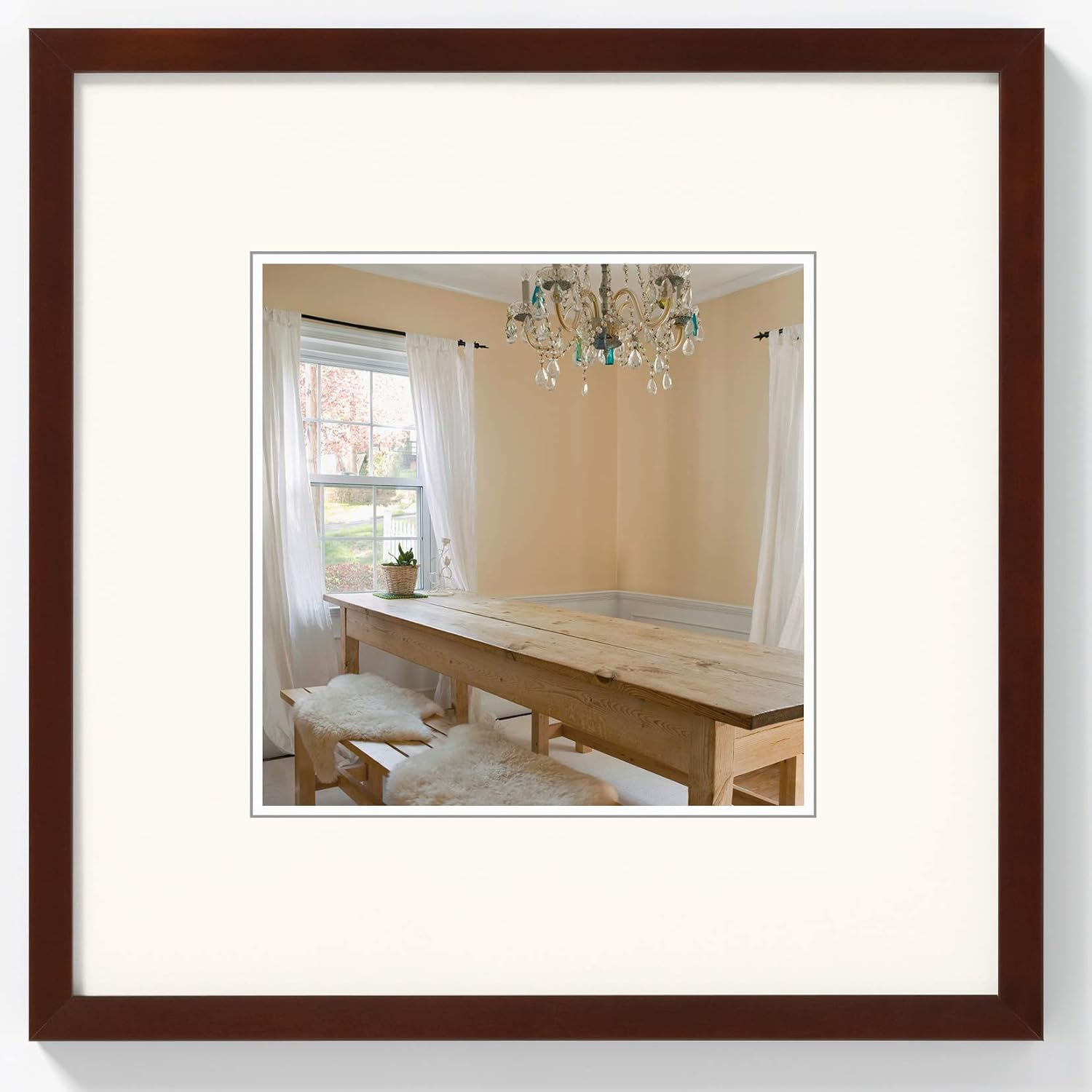 Detalle de Walther Design Cadre photo en bois BP430K Peppers 24 x 30 cm