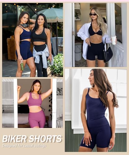 Thumbnail 5 de VALANDY Creamlush 8" High Waisted Cycling Shorts for Women