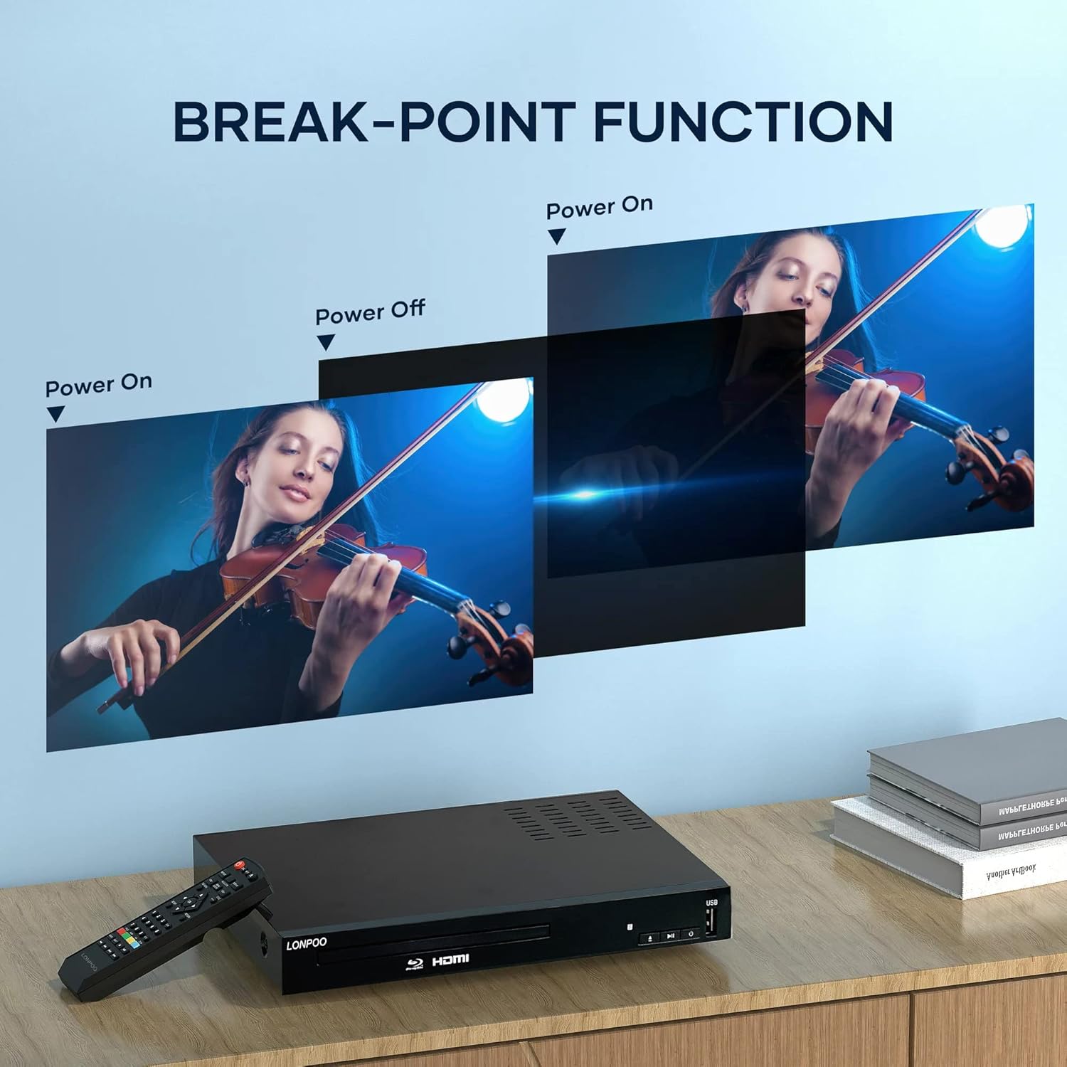 Thumbnail 6 de Blu-ray Player für Fernseher 1080p HD mit USB ⌚?