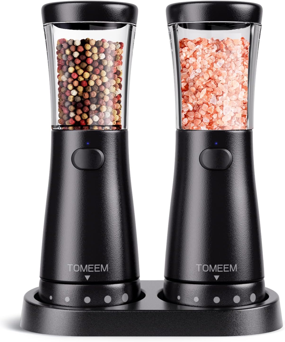 Detalle de Electric Salt and Pepper Grinder Set, 4.5 oz Capacity