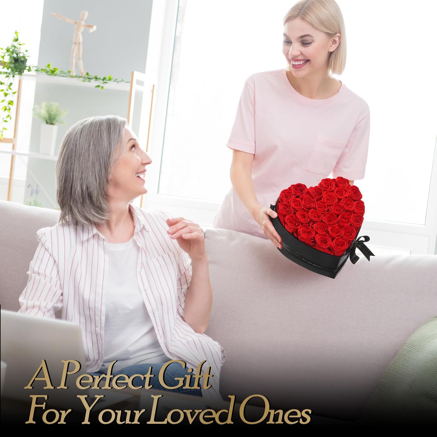 Thumbnail 1 de Auoasl 27 Preserved Rose Gift Box: Eternal Roses for Women