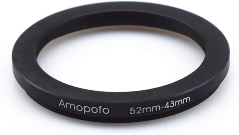 Thumbnail 1 de 52mm-43mm Step-down Filteradapter Ring – Metall-Adapterring von Kamera-Objektiv, 52mm auf 43mm Gewinde