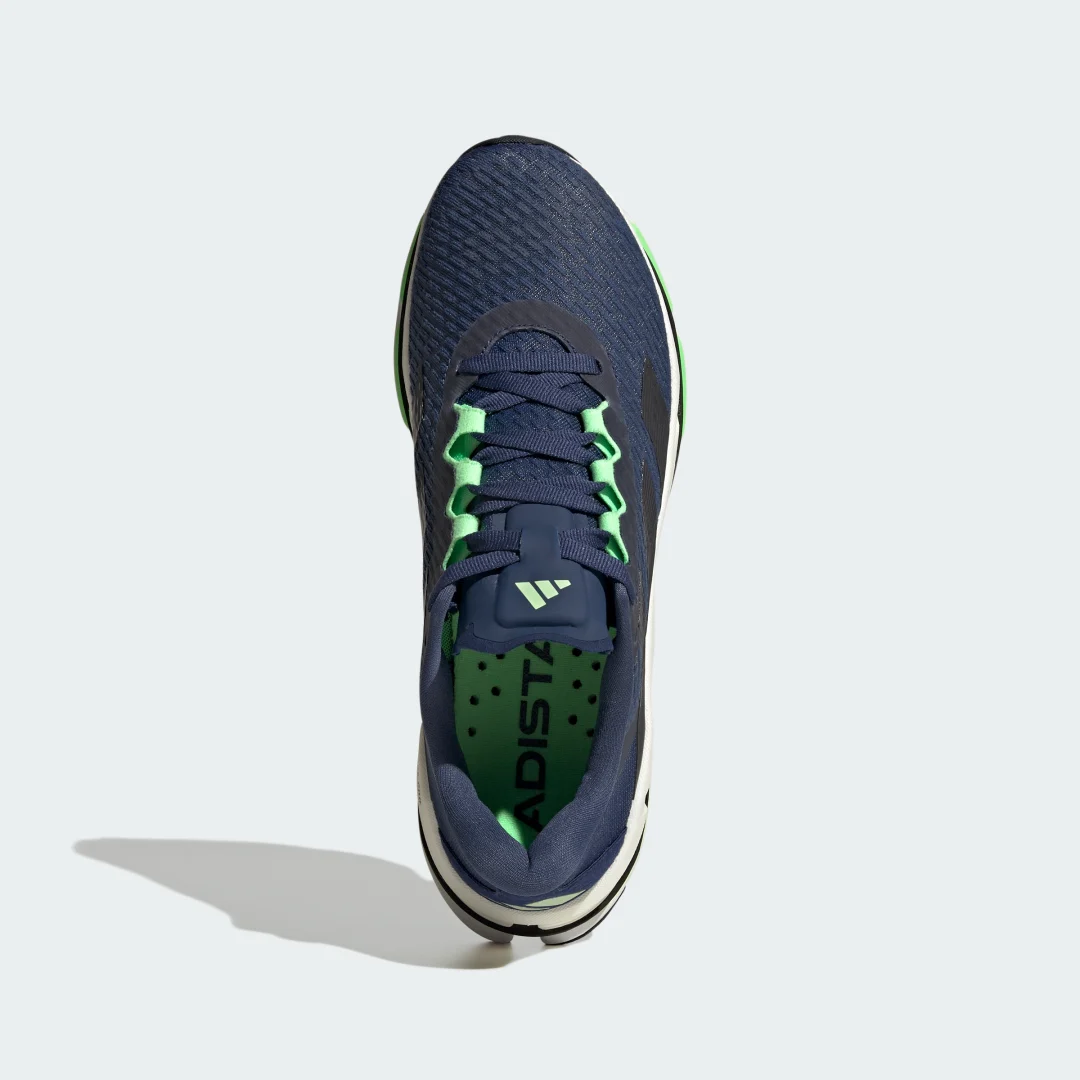 Detalle de Adistar Byd de Adidas: Zapatilla de running azul para entrenos diarios