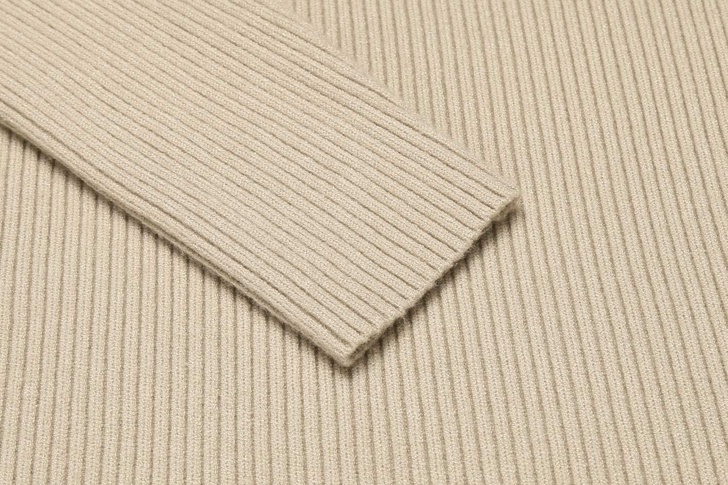Detalle 2 de COOFANDY Men’s Slim Fit Turtleneck Sweater, Ribbed Knit Pullover