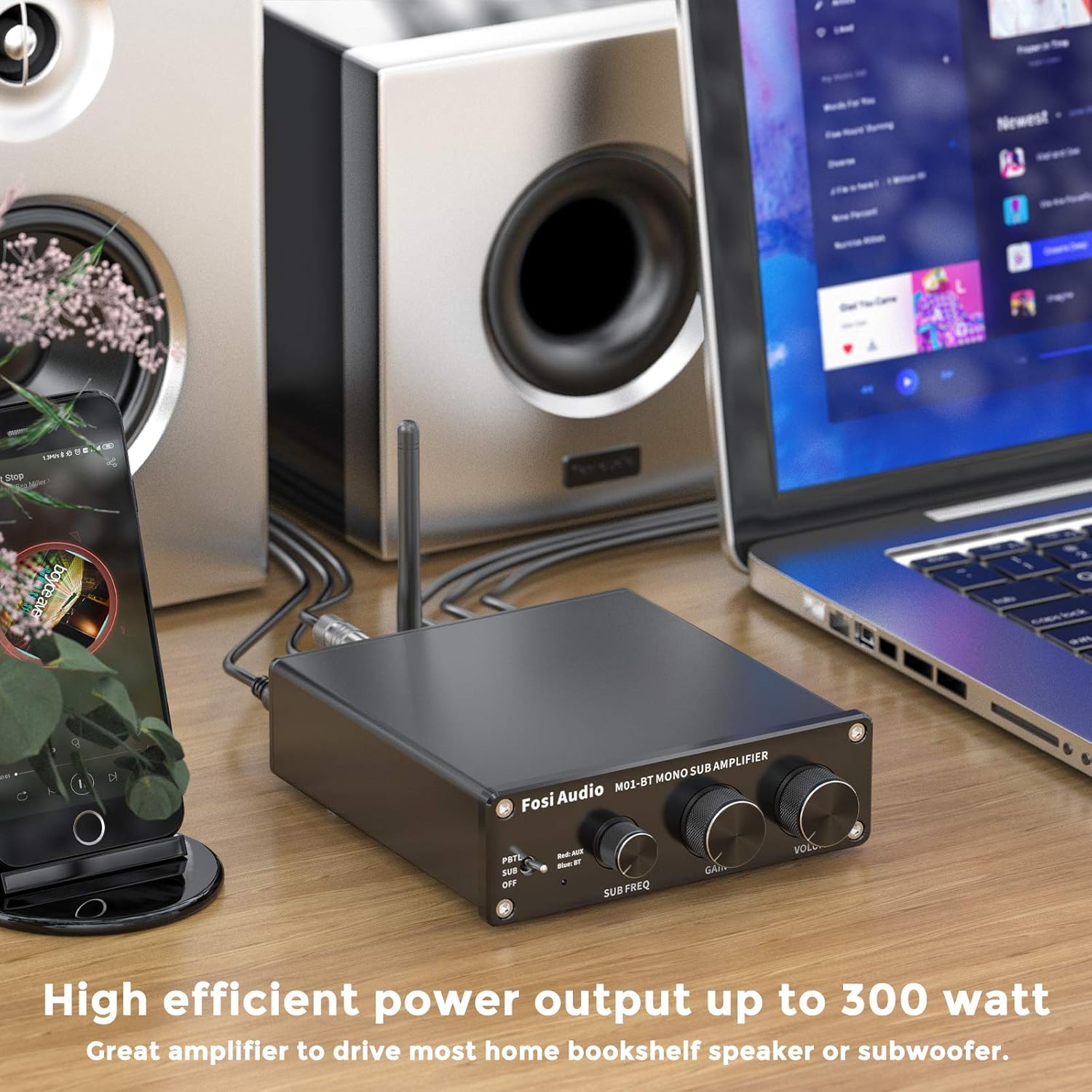 Thumbnail 3 de Fosi Audio M01-BT amplificateur Bluetooth 300 W ⚙️