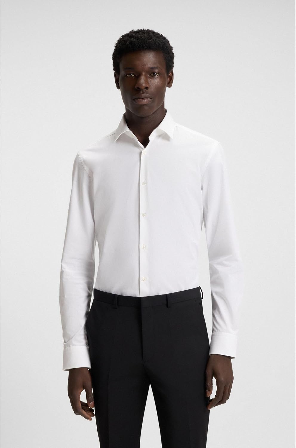 Thumbnail 2 de Hugo Classic Popelin Button Down Dress Shirt – Camicia da Cerimonia Uomo (Pacco da 1)