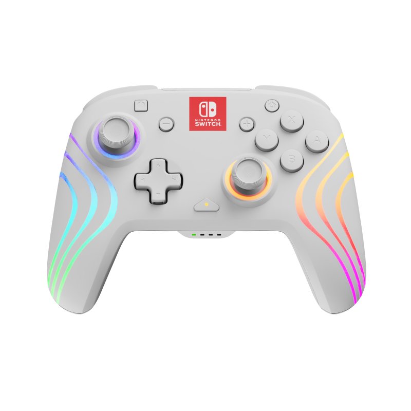 Thumbnail 3 de Gamepad inalámbrico y alámbrico Blanco LED Multicolor para Nintendo Switch – PDP