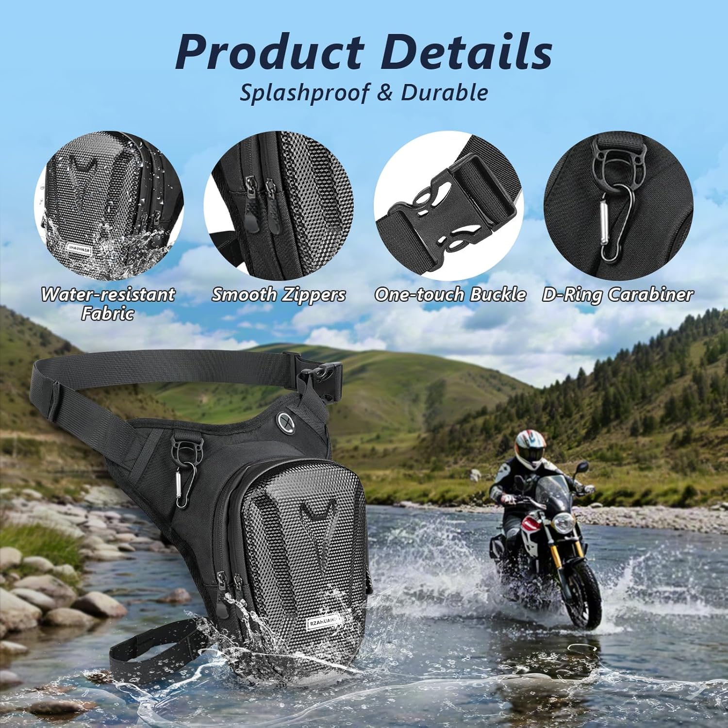 Thumbnail 2 de EVA leg bag with 65-135 cm strap
