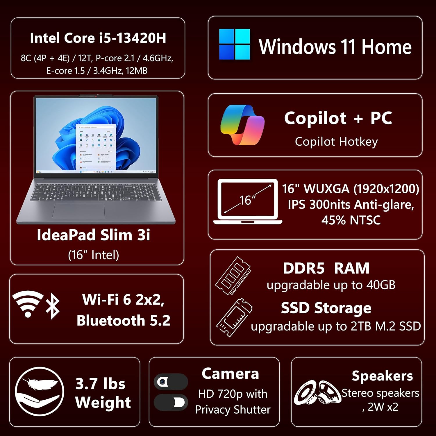 Detalle 2 de Lenovo 16-Inch Business Laptop