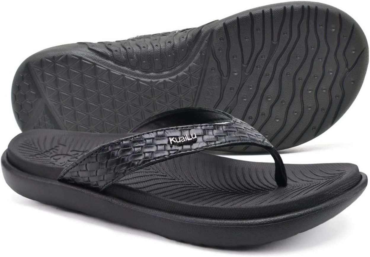 Thumbnail 2 de KuaiLu Womens Flip Flops with Arch Support