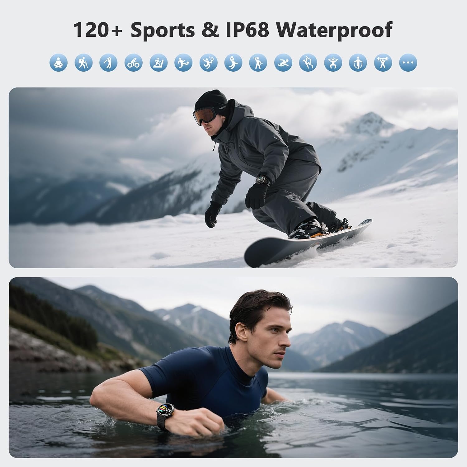 Thumbnail 6 de Military Smart Watch 1.45" Outdoor Sports smartwatch