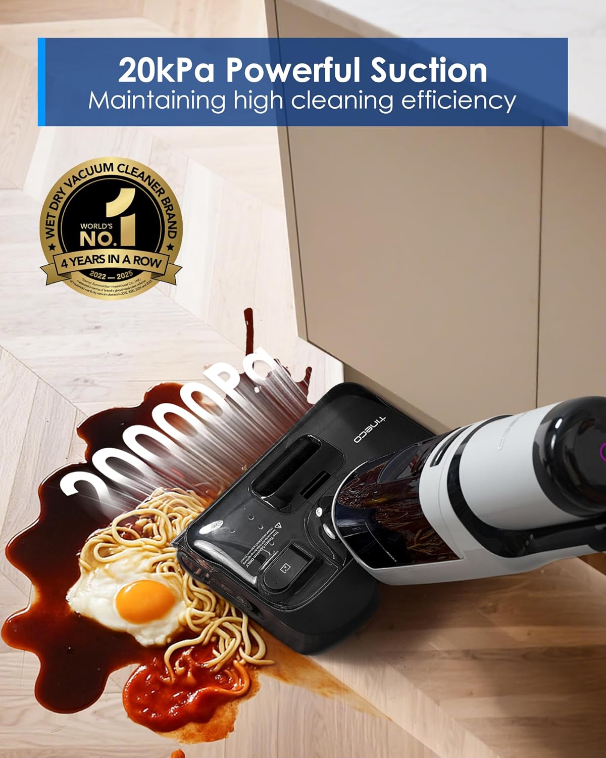 Detalle 2 de Tineco Floor ONE i5 Stretch 20 kPa Wet-Dry Vacuum Cleaner 🧹