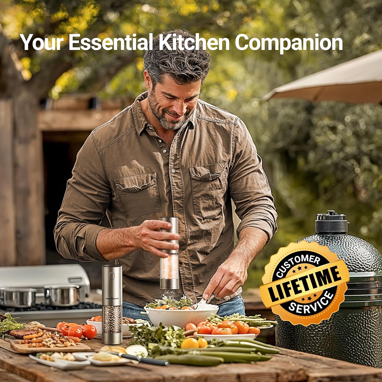 Thumbnail 6 de ThermoMaven Electric Salt and Pepper Grinder 110 ml 🧂