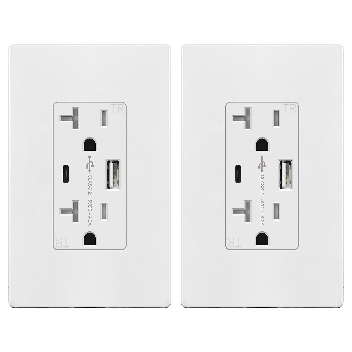 Detalle 2 de TOPGREENER TU21536AC-GDWSI 3.6A USB Outlet 🔌