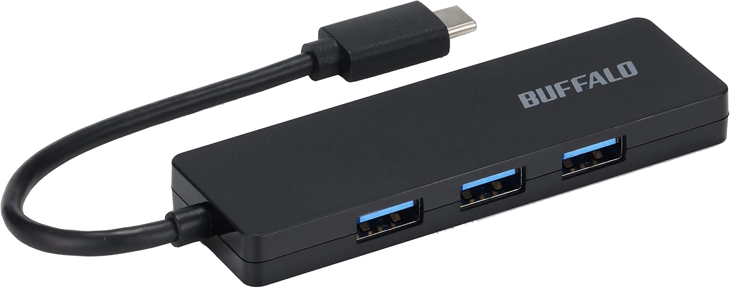 Thumbnail 6 de バッファロー BSH4U125C1BK USB Type-C対応4ポートハブ、バスパワー・スリム設計