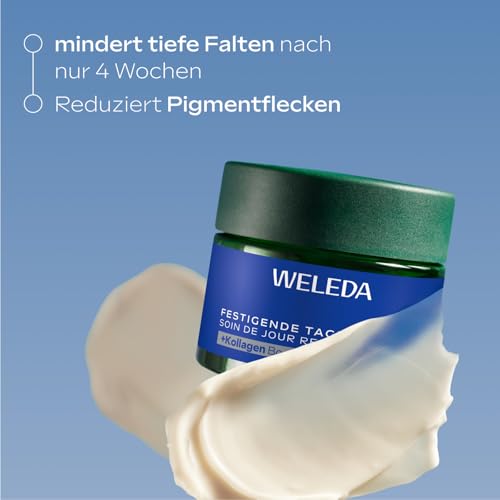 Detalle 2 de WELEDA Festigende Tagespflege 40 ml – Blaue Enzian & Edelweiß, vegan Bio