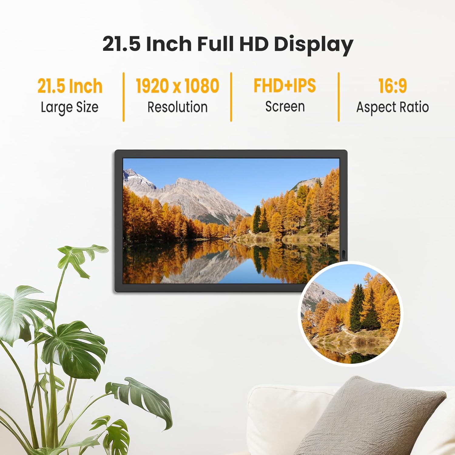 Detalle de FANGOR 21.5" Digital Photo Frame 64GB
