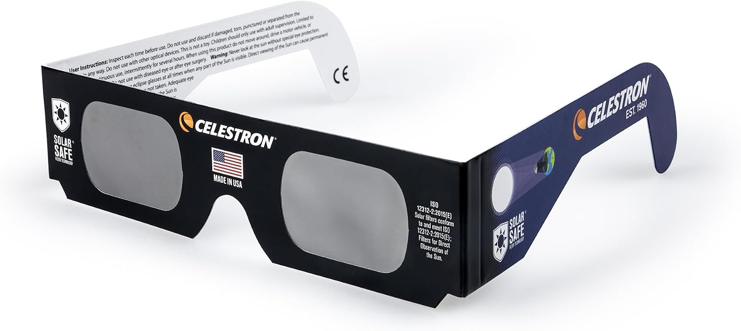 Thumbnail 4 de Celestron EclipSmart Solar Eclipse Glasses Observing Kit (4 Glasses + Guidebook)