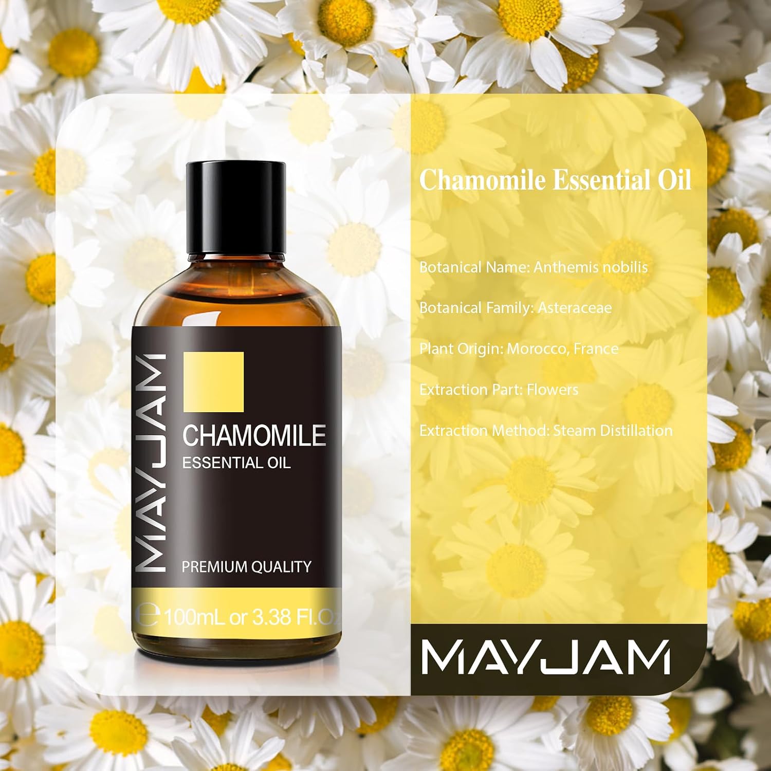 Detalle 2 de Chamomile essential oils 100ml for diffusers