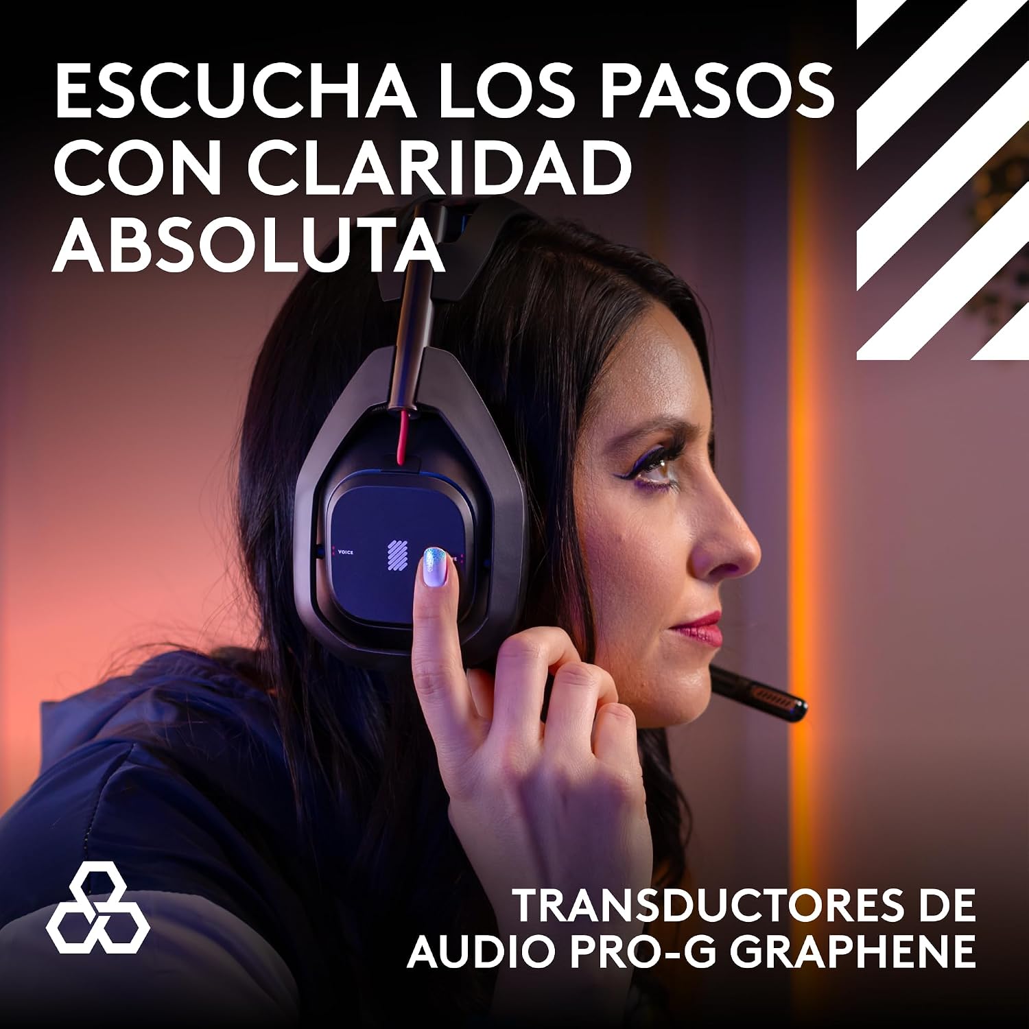 Detalle de Logitech G Astro A50 LIGHTSPEED Auriculares inalámbricos Gen 5