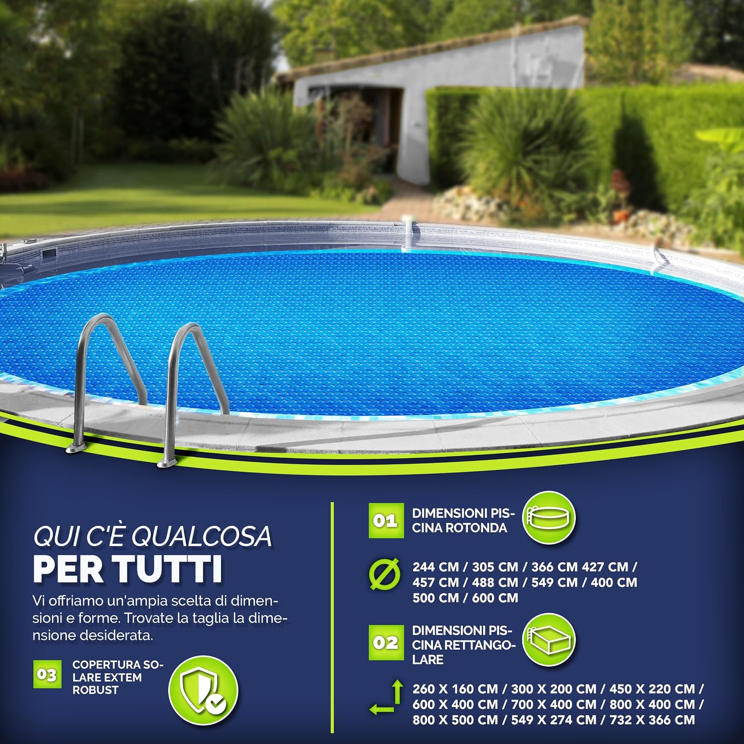 Thumbnail 5 de tillvex Premium Telone solare 732x366 cm